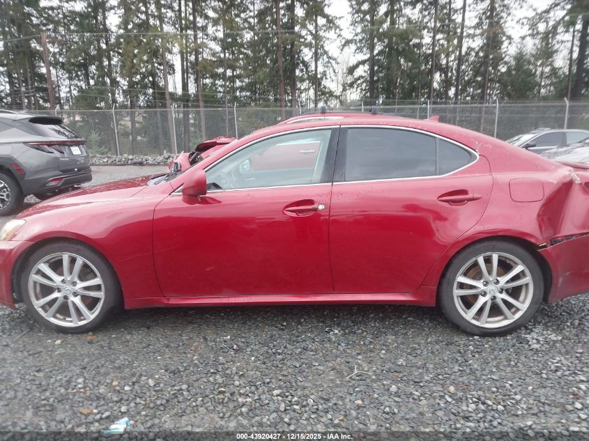 2007 Lexus Is 250 VIN: JTHBK262875041690 Lot: 43920427