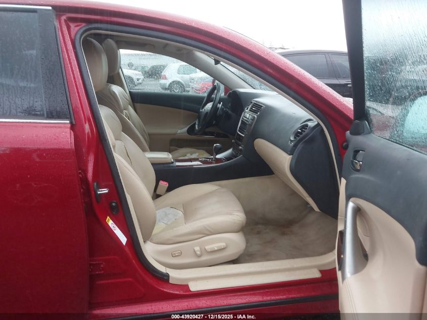 2007 Lexus Is 250 VIN: JTHBK262875041690 Lot: 43920427