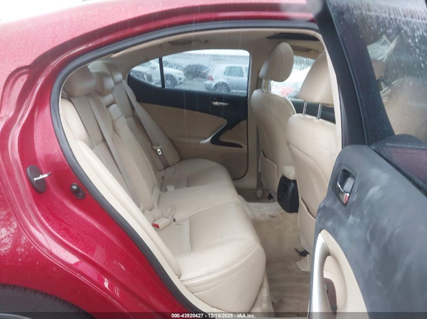 2007 Lexus Is 250 VIN: JTHBK262875041690 Lot: 43920427