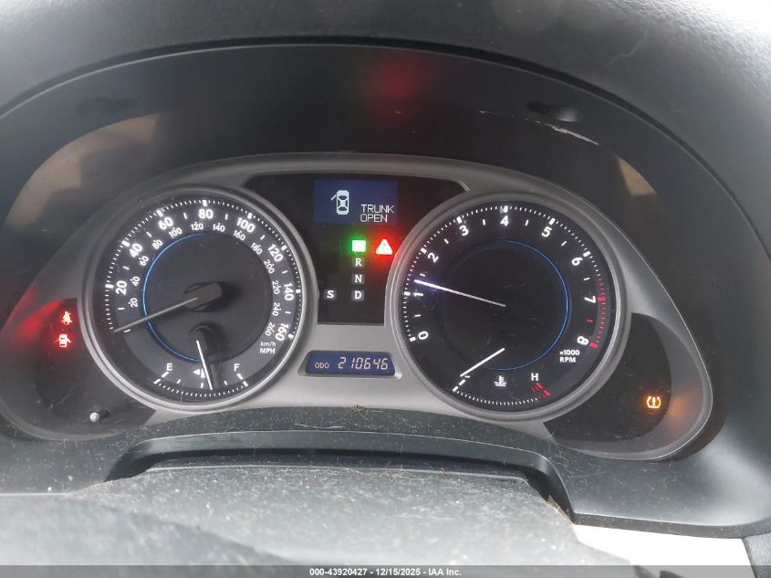 2007 Lexus Is 250 VIN: JTHBK262875041690 Lot: 43920427