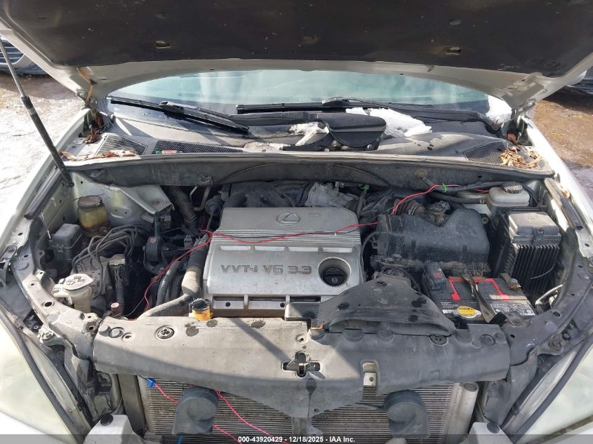 2004 Lexus Rx 330 VIN: JTJGA31U740022742 Lot: 43920429