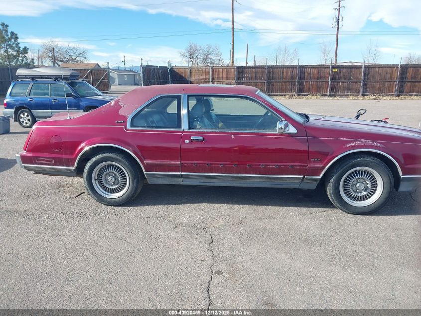 1989 Lincoln Mark Vii Lsc VIN: 1LNBM93E3KY764269 Lot: 43920459