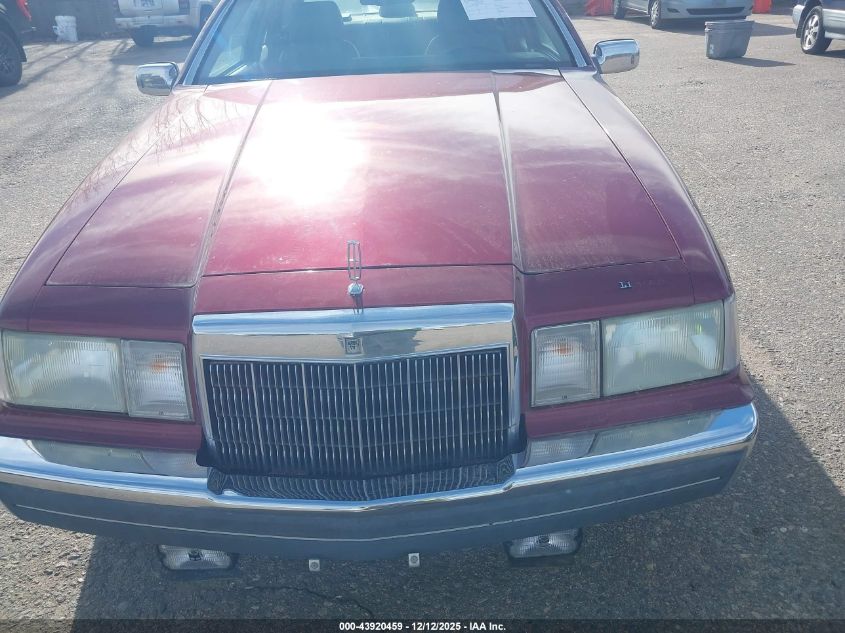 1989 Lincoln Mark Vii Lsc VIN: 1LNBM93E3KY764269 Lot: 43920459
