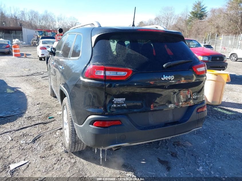 2016 Jeep Cherokee Limited VIN: 1C4PJMDBXGW151692 Lot: 43920489