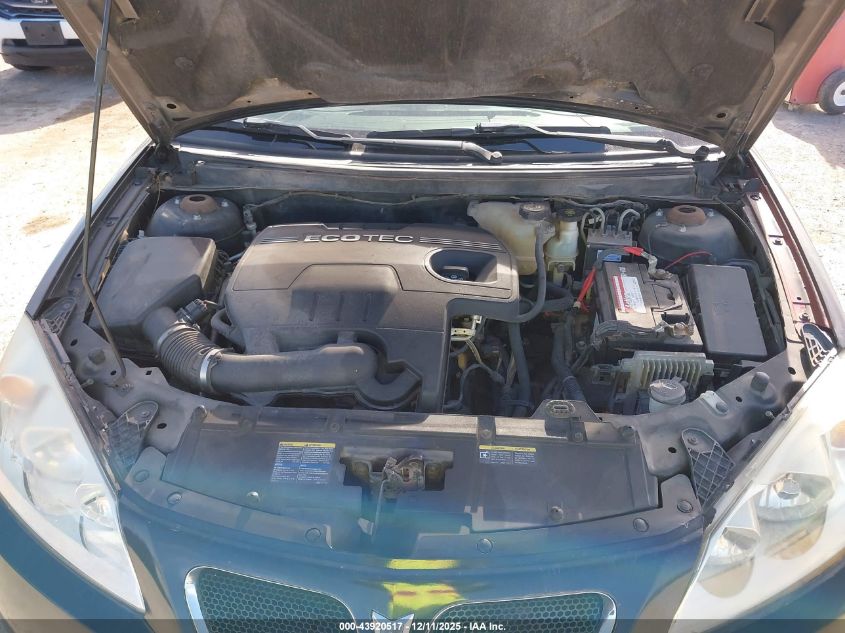 2008 Pontiac G6 Value Leader VIN: 1G2ZF57B684248837 Lot: 43920517