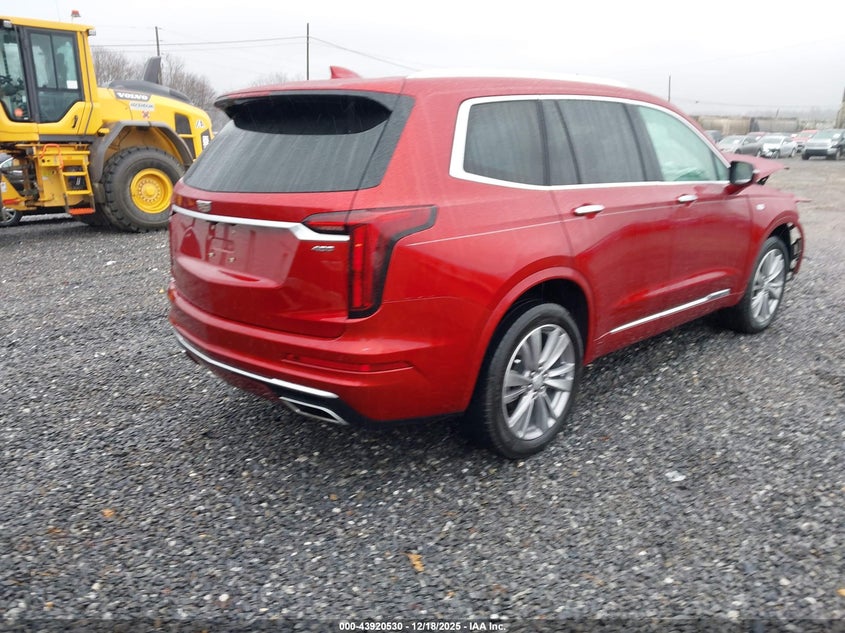 Vin: 1gykpdrs6pz219660, lot: 44416138, cadillac xt6 awd premium luxury 20234