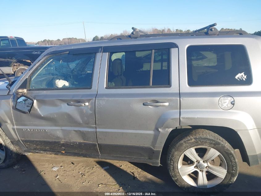 2016 Jeep Patriot Latitude VIN: 1C4NJPFB9GD738323 Lot: 43920533