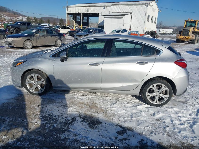 2018 Chevrolet Cruze Premier Auto VIN: 3G1BF6SM4JS625109 Lot: 43920536