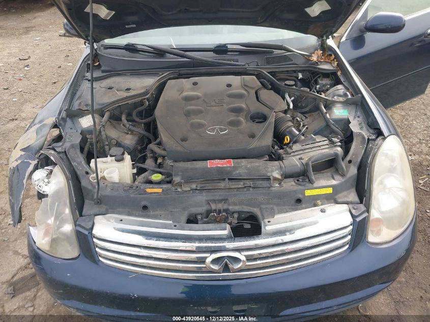 2004 Infiniti G35 VIN: JNKCV51E14M606197 Lot: 43920545