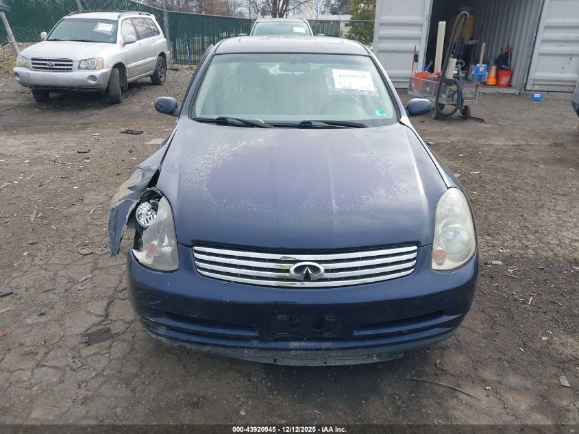 2004 Infiniti G35 VIN: JNKCV51E14M606197 Lot: 43920545