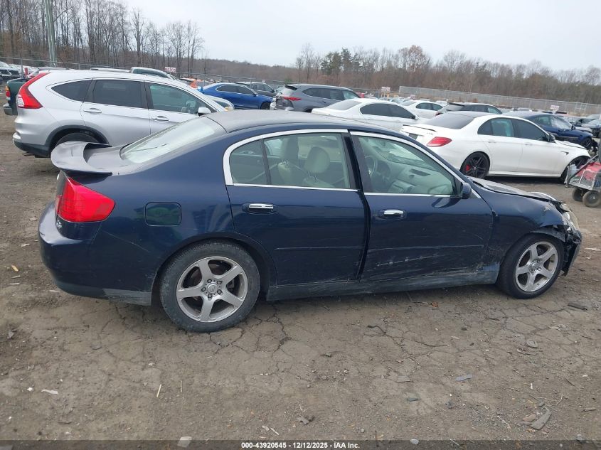 2004 Infiniti G35 VIN: JNKCV51E14M606197 Lot: 43920545