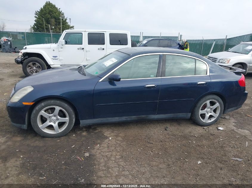 2004 Infiniti G35 VIN: JNKCV51E14M606197 Lot: 43920545