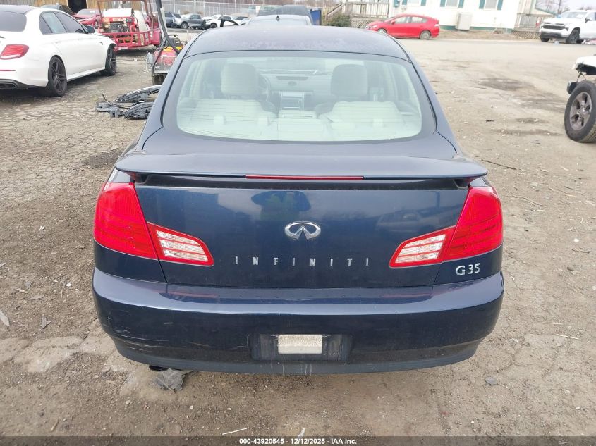 2004 Infiniti G35 VIN: JNKCV51E14M606197 Lot: 43920545