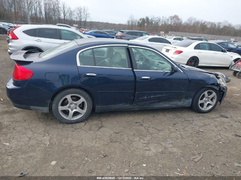 2004 Infiniti G35 VIN: JNKCV51E14M606197 Lot: 43920545