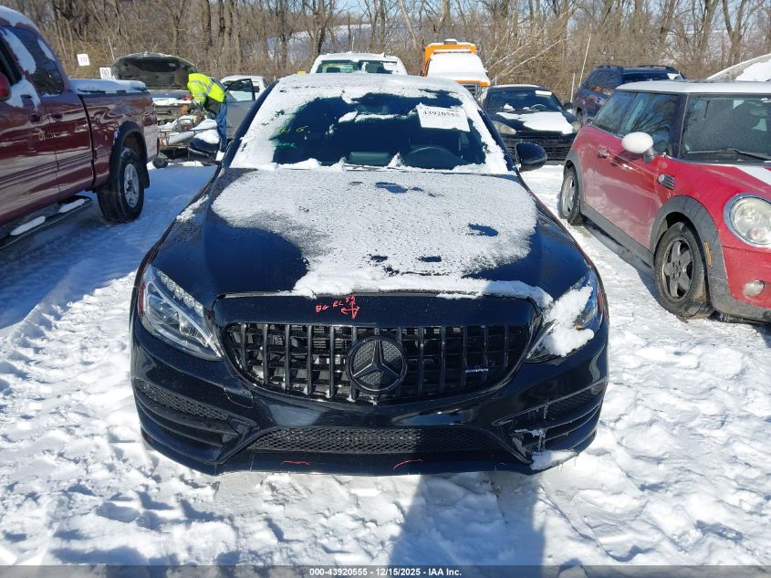 2018 Mercedes-Benz Amg C 43 4Matic VIN: 55SWF6EB1JU254145 Lot: 43920555