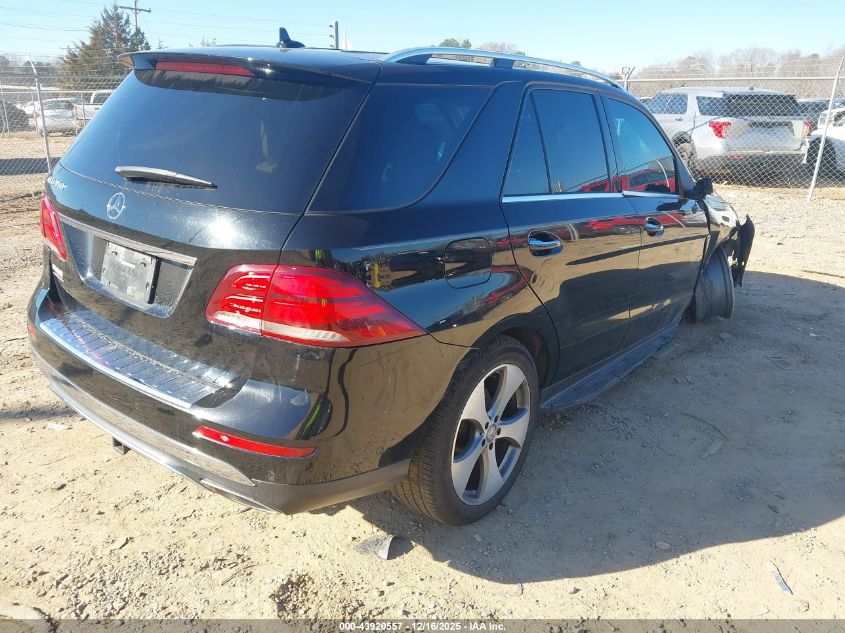 2016 Mercedes-Benz Gle 350 VIN: 4JGDA5JB6GA710743 Lot: 43920557