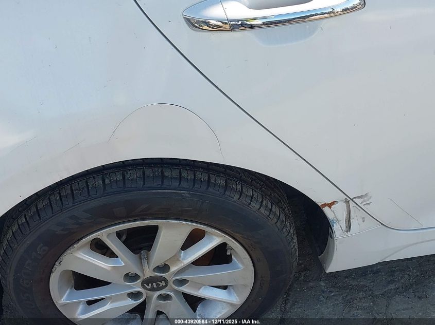 2016 Kia Optima Lx VIN: 5XXGT4L33GG057532 Lot: 43920584