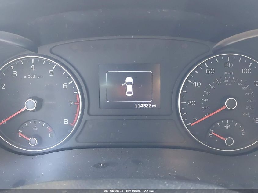 2016 Kia Optima Lx VIN: 5XXGT4L33GG057532 Lot: 43920584