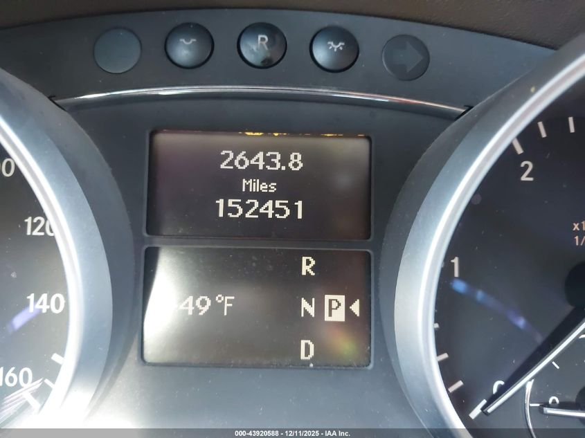 2008 Mercedes-Benz Ml 320 Cdi 4Matic VIN: 4JGBB22E08A366405 Lot: 43920588