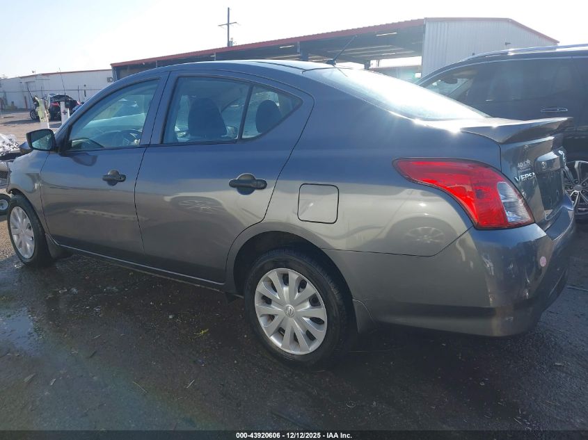 2018 Nissan Versa 1.6 S+ VIN: 3N1CN7AP8JL818747 Lot: 43920606