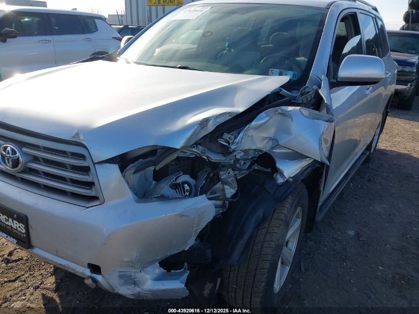 2008 Toyota Highlander VIN: JTEES41A682046197 Lot: 43920616