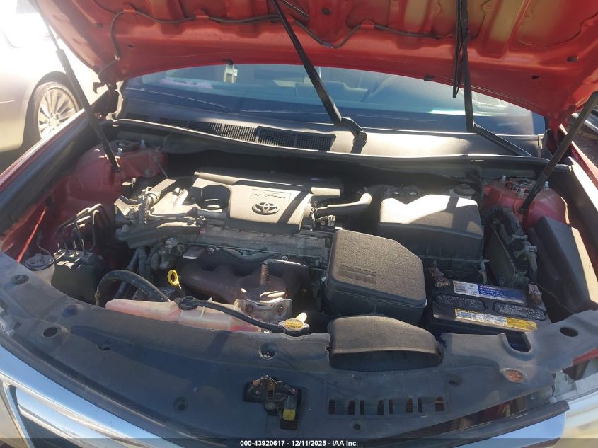 2012 Toyota Camry Le VIN: 4T4BF1FK2CR244611 Lot: 43920617