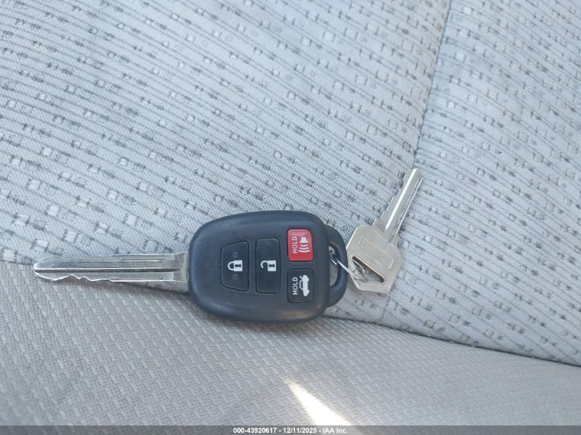 2012 Toyota Camry Le VIN: 4T4BF1FK2CR244611 Lot: 43920617