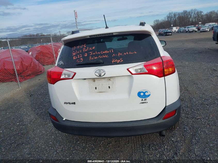 2015 Toyota Rav4 Le VIN: 2T3BFREV4FW314674 Lot: 43920643