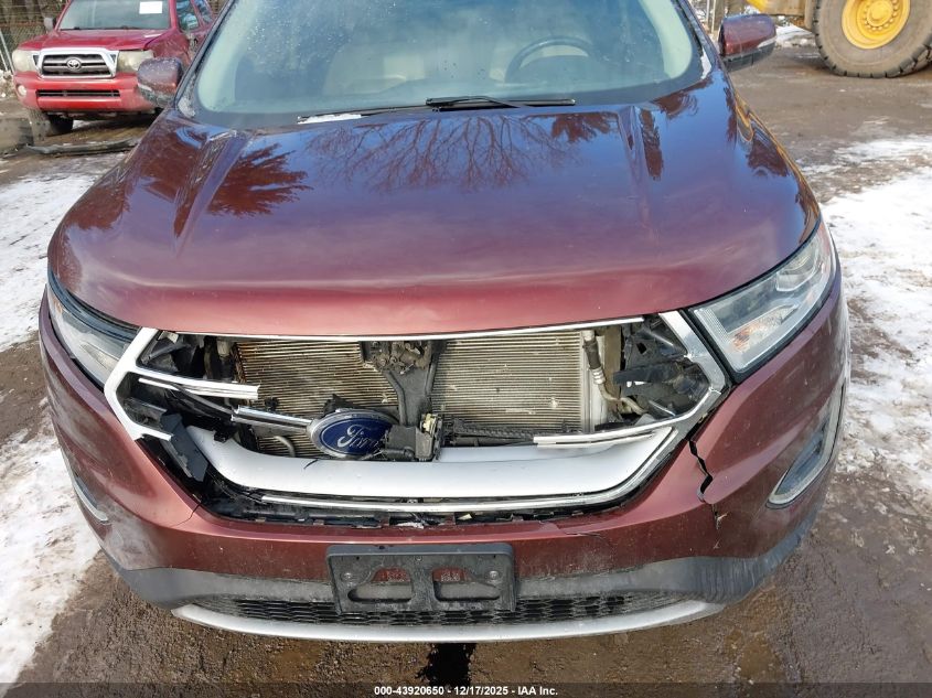 2015 Ford Edge Sel VIN: 2FMTK4J90FBB20119 Lot: 43920650