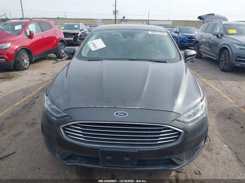 2019 Ford Fusion Se VIN: 3FA6P0HD7KR283101 Lot: 43920657