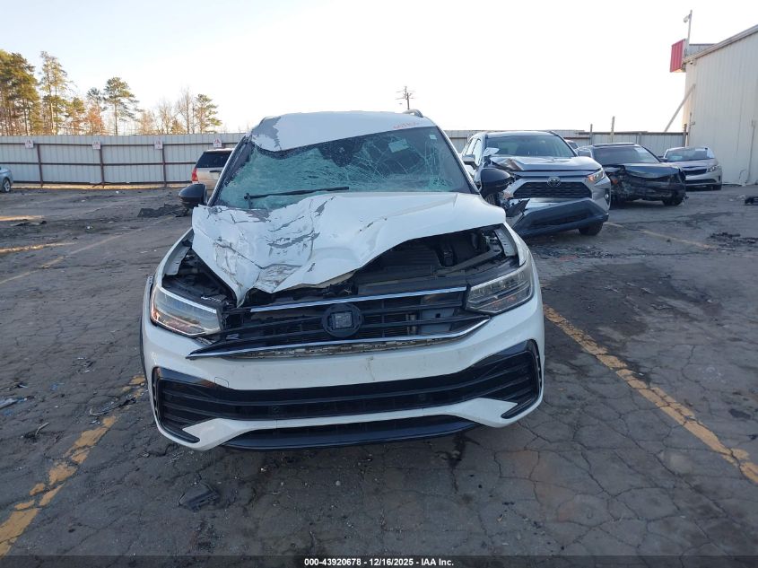 2022 Volkswagen Tiguan 2.0T Se R-Line Black VIN: 3VVCB7AX7NM007366 Lot: 43920678