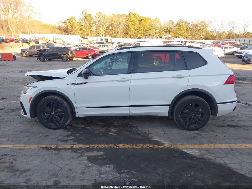 2022 Volkswagen Tiguan 2.0T Se R-Line Black VIN: 3VVCB7AX7NM007366 Lot: 43920678