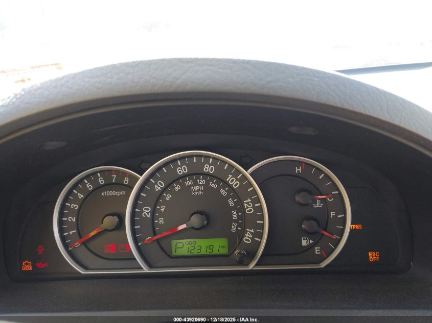 2009 Kia Sorento Lx VIN: KNDJC735995873726 Lot: 43920690