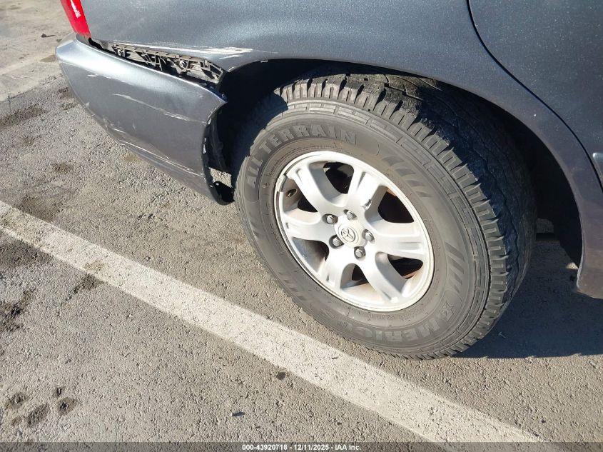 2002 Toyota Highlander V6 VIN: JTEGF21A520036748 Lot: 43920718