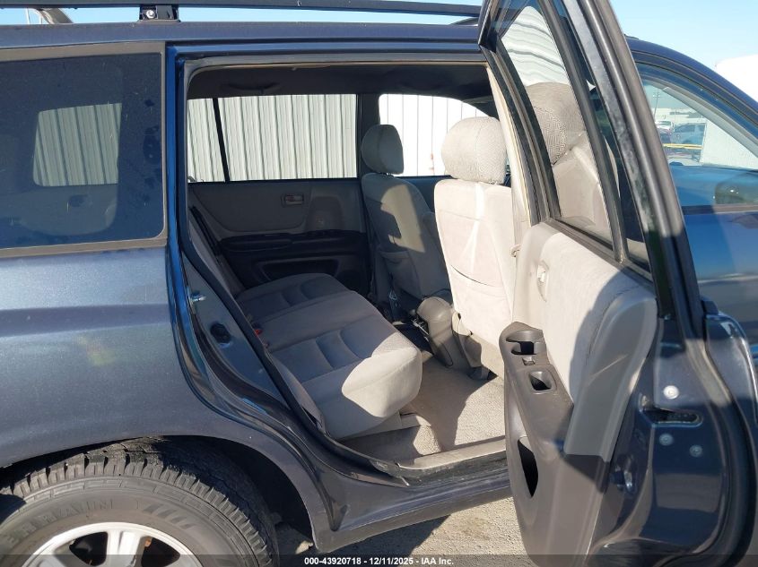 2002 Toyota Highlander V6 VIN: JTEGF21A520036748 Lot: 43920718