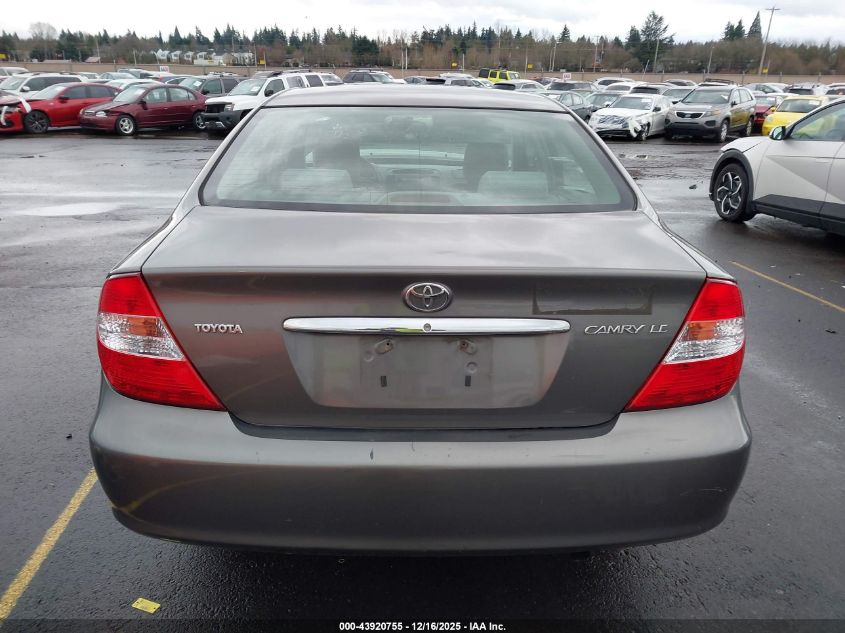 2003 Toyota Camry Le VIN: 4T1BE32K53U668573 Lot: 43920755