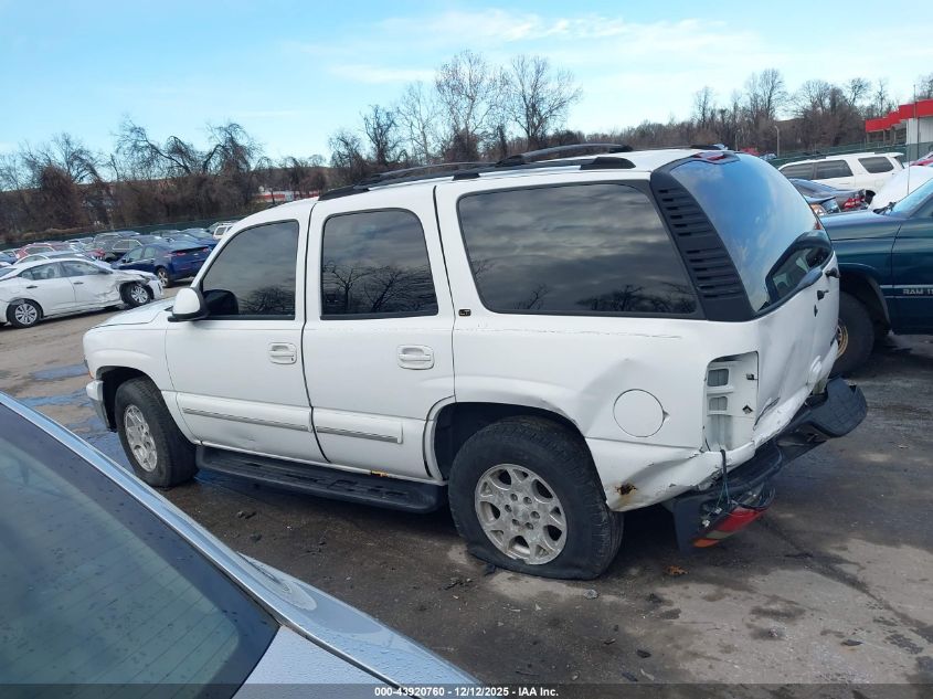 2004 Chevrolet Tahoe Lt VIN: 1GNEK13Z14R150207 Lot: 43920760