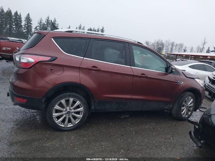 2018 Ford Escape Titanium VIN: 1FMCU9J94JUA57603 Lot: 43920761