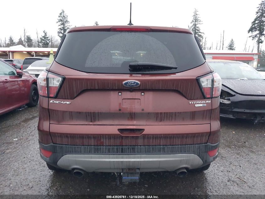 2018 Ford Escape Titanium VIN: 1FMCU9J94JUA57603 Lot: 43920761