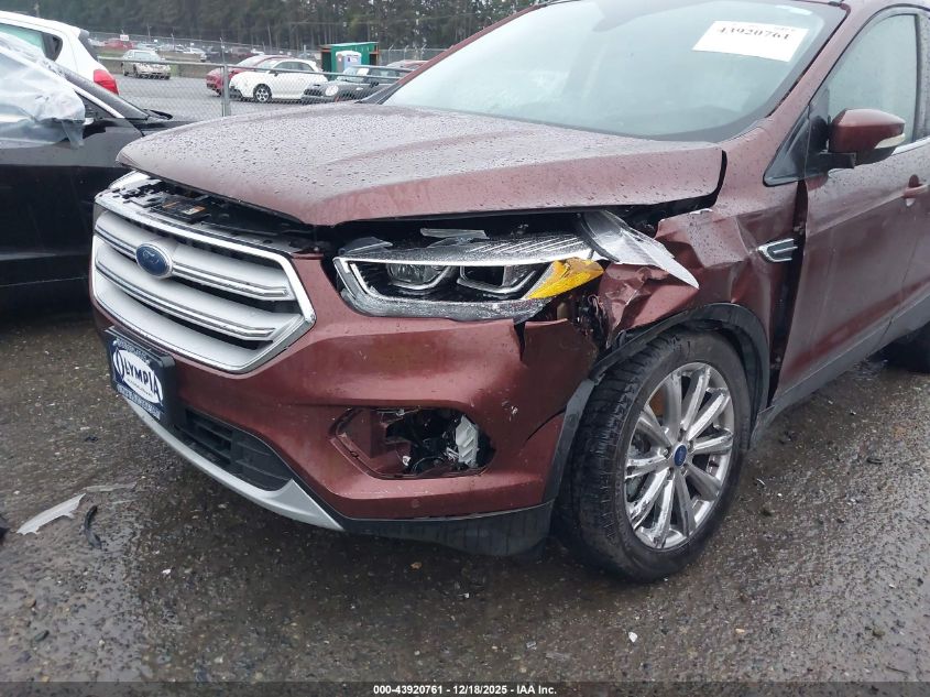 2018 Ford Escape Titanium VIN: 1FMCU9J94JUA57603 Lot: 43920761