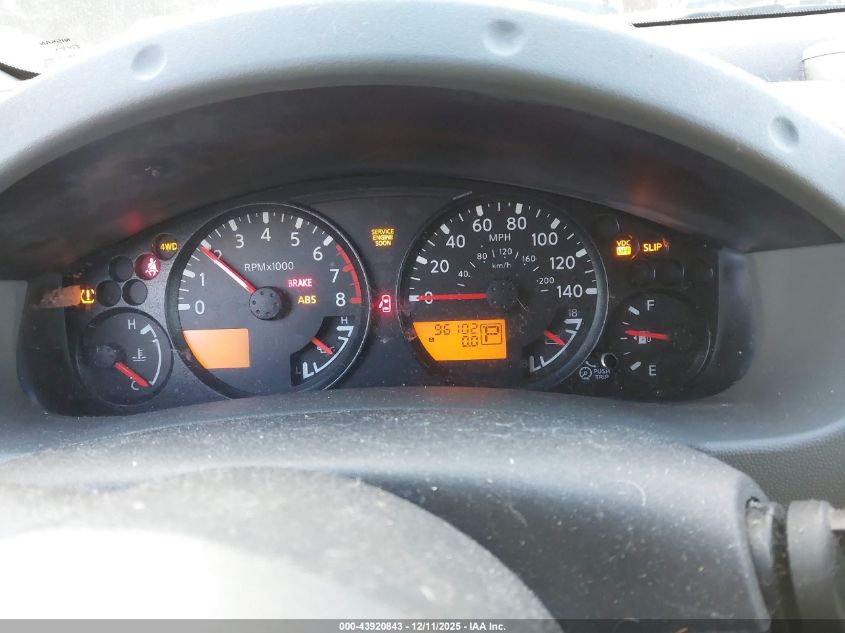 2008 Nissan Xterra S VIN: 5N1AN08W98C535171 Lot: 43920843