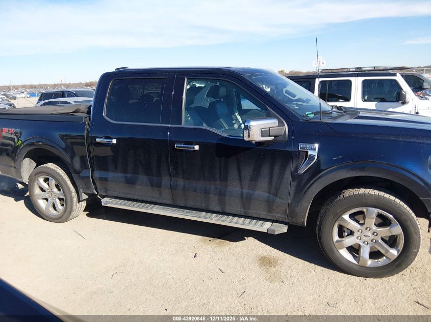 2023 Ford F-150 Lariat VIN: 1FTFW1E86PFA43648 Lot: 43920845