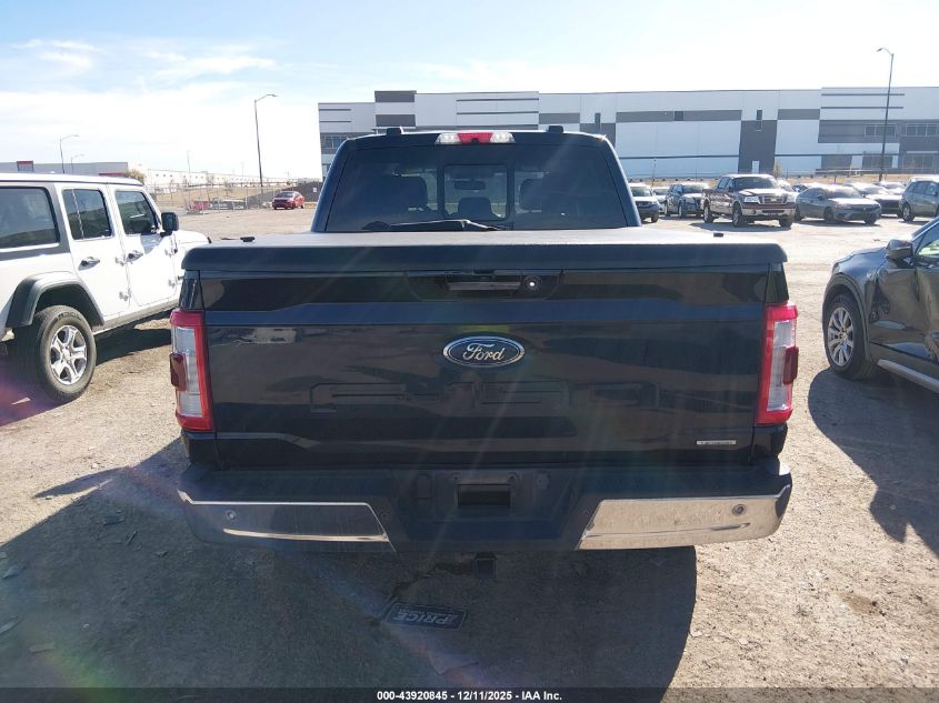 2023 Ford F-150 Lariat VIN: 1FTFW1E86PFA43648 Lot: 43920845