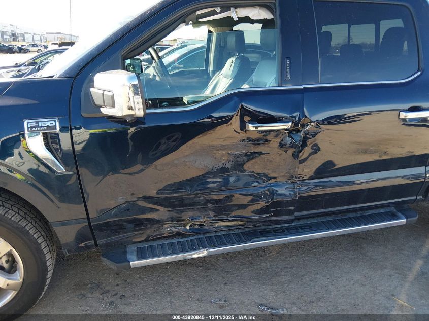 2023 Ford F-150 Lariat VIN: 1FTFW1E86PFA43648 Lot: 43920845