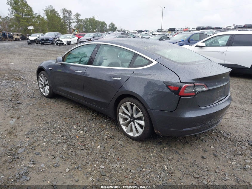 Vin: 5yj3e1ea6jf155984, lot: 44416460, tesla model 3 long range/mid range 20183
