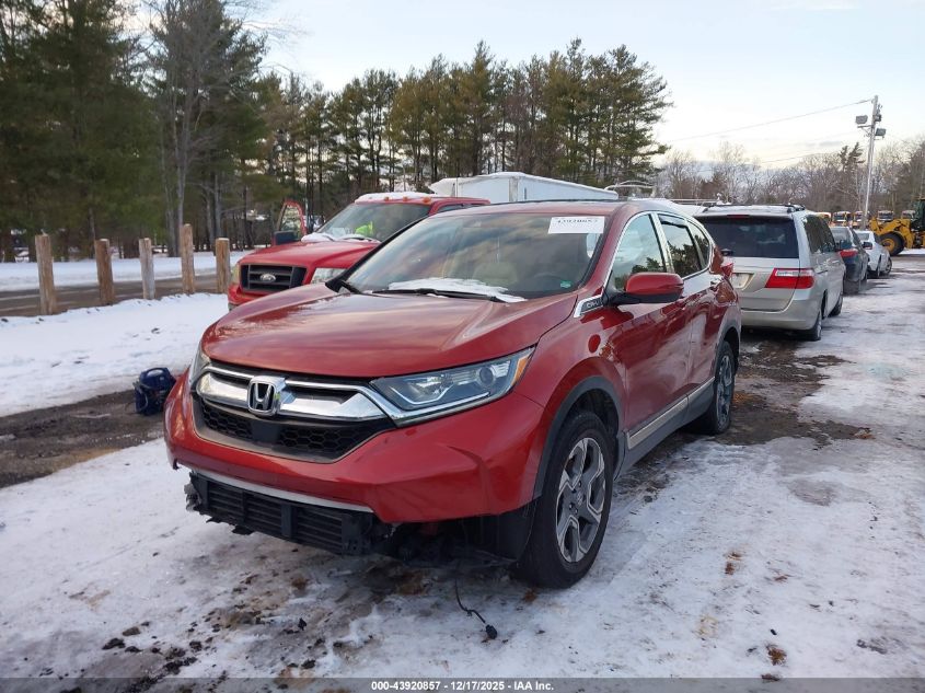 2019 Honda Cr-V Ex VIN: 2HKRW2H58KH629660 Lot: 43920857
