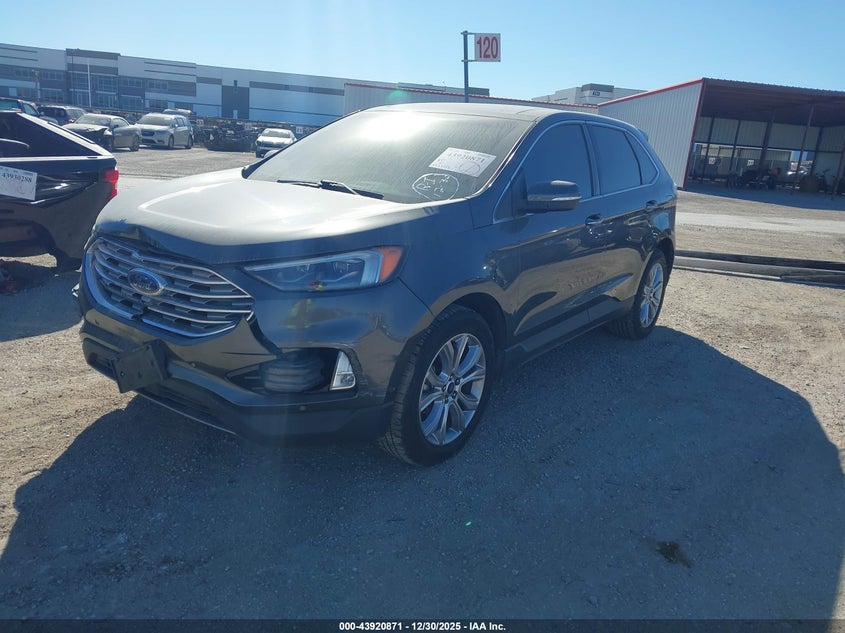Vin: 2fmpk3k91kbb88854, lot: 44416479, ford edge titanium 20192