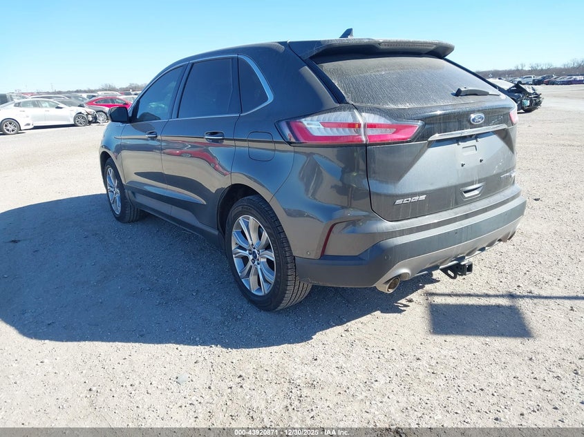 Vin: 2fmpk3k91kbb88854, lot: 44416479, ford edge titanium 20193