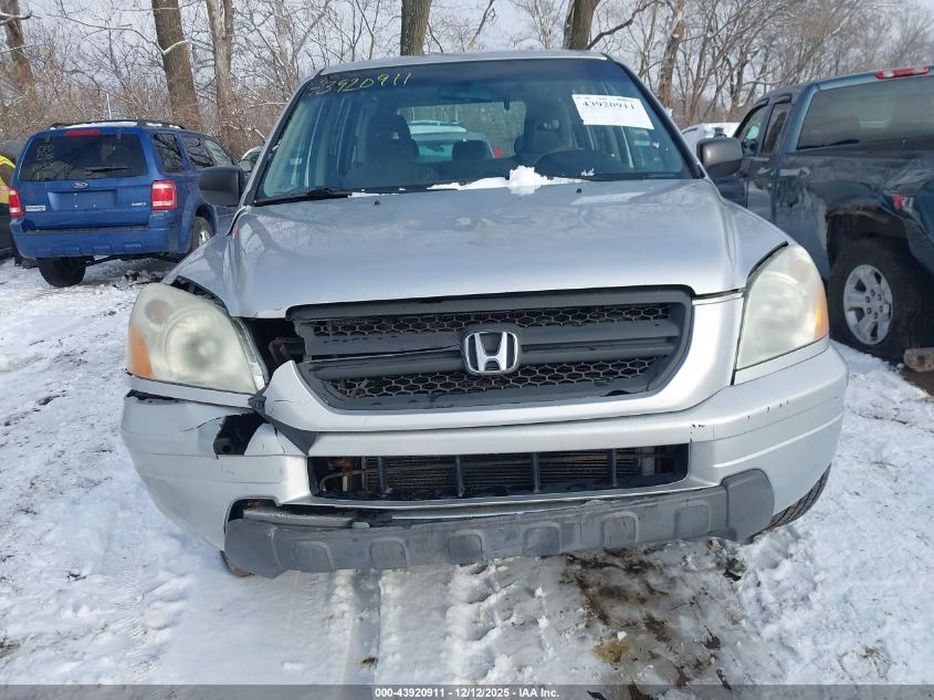 2004 Honda Pilot Lx VIN: 2HKYF18154H576101 Lot: 43920911