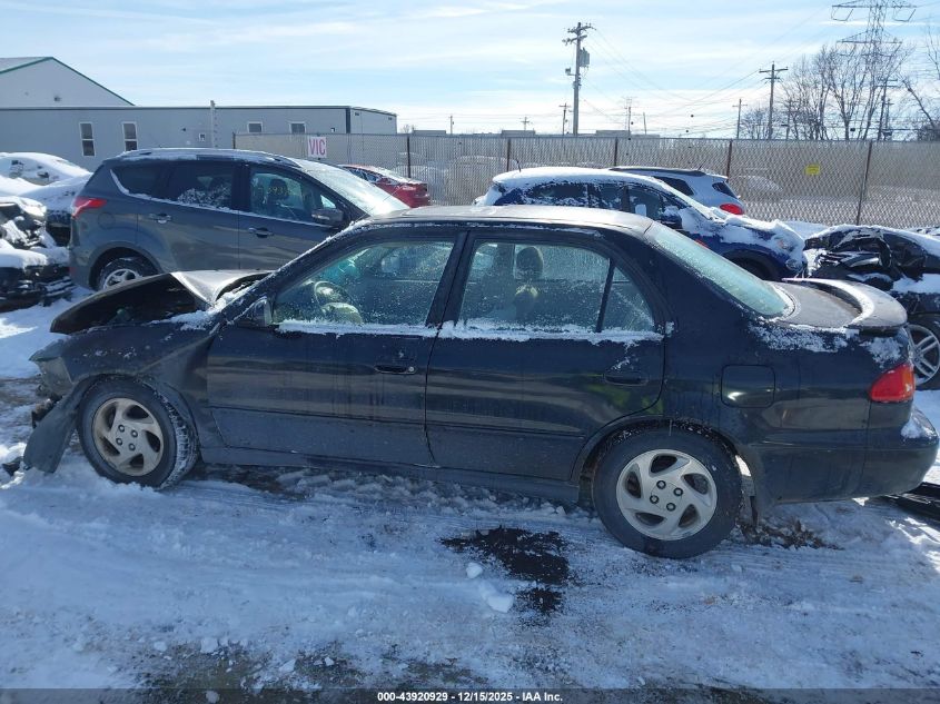 2000 Toyota Corolla Le VIN: 2T1BR12E4YC296123 Lot: 43920929